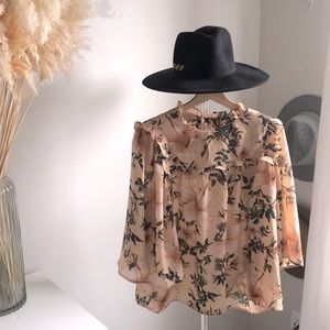 Beautiful Floral Boutique Blouse 💅🏻